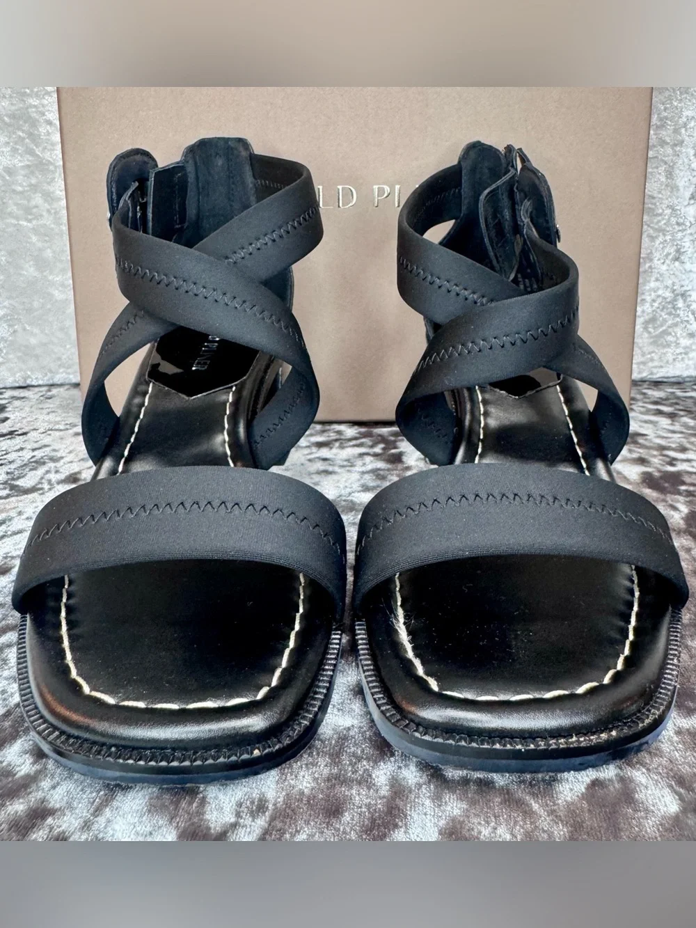 Donald Pliner Helen Strap Block Sandal